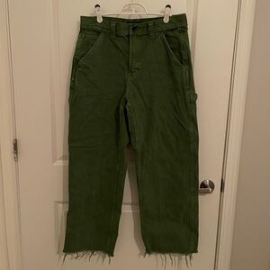 Vans Men's Relaxed Fit Green Jeans